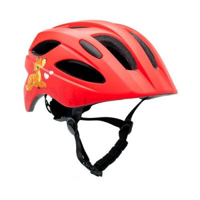 Casque de velo pour enfants de 6 a 12 ans rouge mignon certifie en1078
