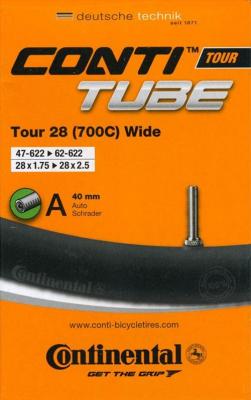 CONTINENTAL  chambre &agrave; air Tour Wide28 pouces (47/62-622) AV 40 mm 