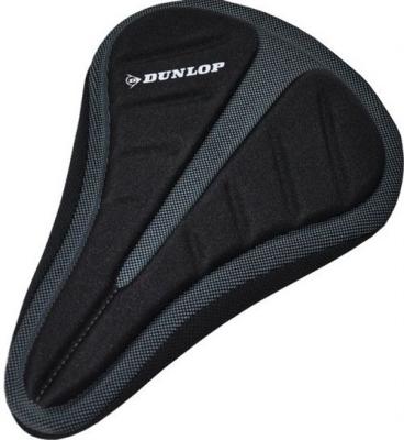 DUNLOP  Housse De Selle Gel V&eacute;lo - Confort & Protection 28 X 20 Cm Noir