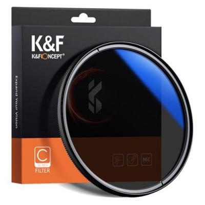 K&F  pour objectif photo filtre nano c series classic series slim mc-cpl 37mm 