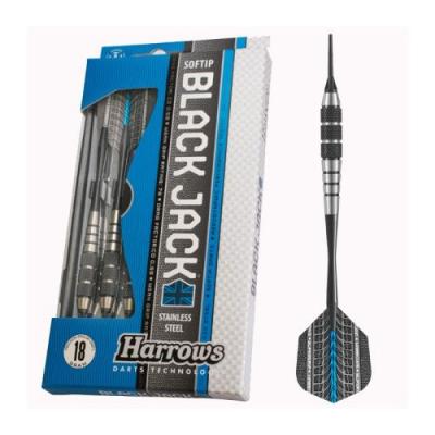 HARROWS Fl&eacute;chettes  Black Jack pointe nylon 16GK 