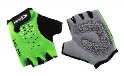 GES Gants enfant v&eacute;lo courts  vert- 6