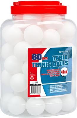 GET & GO Get & Go balles de ping-pong 4,1 cm blanches 60 pi&egrave;ces