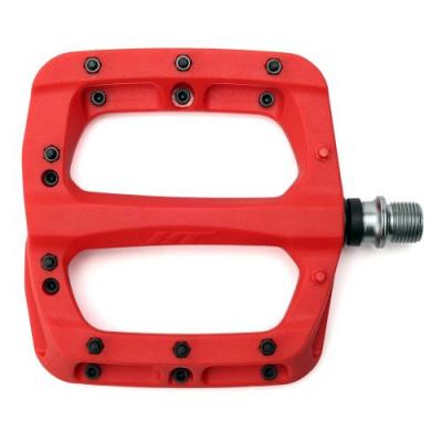 HT COMPONENTS HT PA03A P&eacute;dales Plates Nylon renforc&eacute; Mixte Adulte, Rouge
