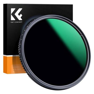 K&F  pour objectif photo filtre nano a series variable fader nd8-2000 62mm 