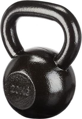  Amazon Basics Kettlebell en fonte 10&nbsp;kg, Noir