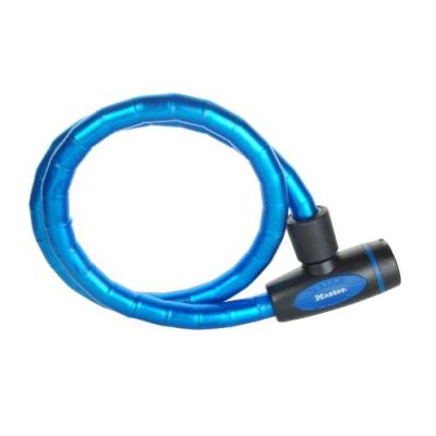 MASTER LOCK Antivol c&acirc;ble articul&eacute; Masterlock avec 4 cl&eacute;s 18mm x 1m noir