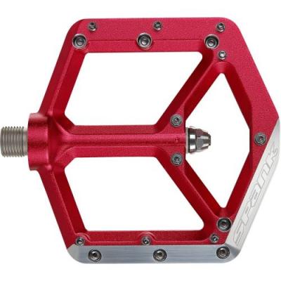 SPANK  Spike P&eacutedales VTT/BMX, Rouge, 100x100mm