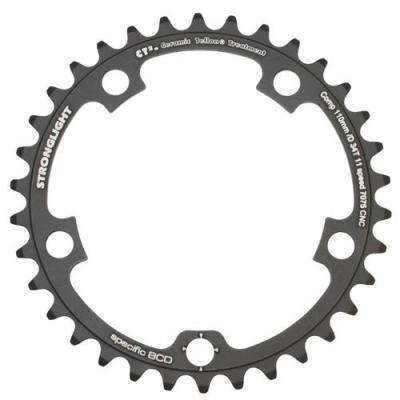 STRONGLIGHT Plateau v&eacute;lo de route  CT2 2x11v int&eacute;rieur (34 &agrave; 39 dent
