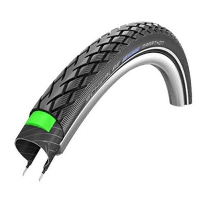 SCHWALBE Pneu v&eacute;lo  Marathon 700x23C noir TR 67 tpi renfort flanc Refl