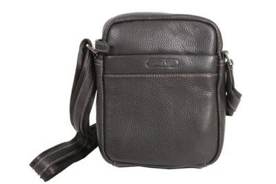 KATANA Pochette  Cuir de Vachette grain&eacute; K83601-Chocolat
