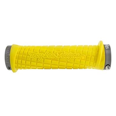 ODI Paire de grips  troy lee designs signature mtb jaune fluo 130 mm