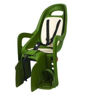 POLISPORT Si&egrave;ge enfant  Groovy RS Plus fixation cadre vert fonc&eacute;/cr&egrave;