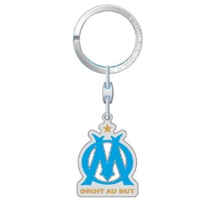 OM LA PLUME DOREE Porte-clefs en m&eacute;tal - Dimensions du Logo 4,5 cm
