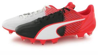PUMA  Evospeed 3.5 Leather Fg rouge, chaussures de football homme 