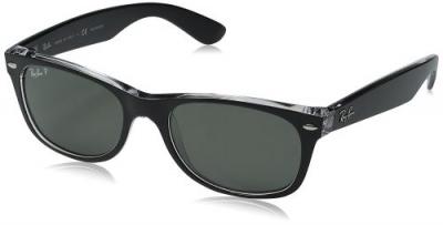 Ray-Ban New Wayfarer, Lunettes de Soleil Mixte, Noir (Black), Large
