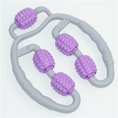  Rouleau de massage en mousse 3D &agrave; 360 &deg; pour soulager les douleurs musculaires et la raideur des jambes 