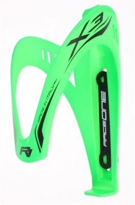 RACE ONE RaceOne X3Green Rubberized Porte-Gourde pour v&eacute;lo, Vert
