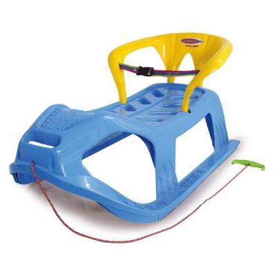 JAMARA Snow Play Tra&icirc;neau Snow-Star 90cm bleu avec soutien du dos