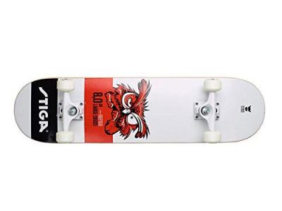 STIGA  - Skateboard Owl 8.0 - White (80-2031-10)