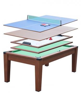 DEVESSPORT  - table multi-jeux 5 en 1 OCIOPL2258
