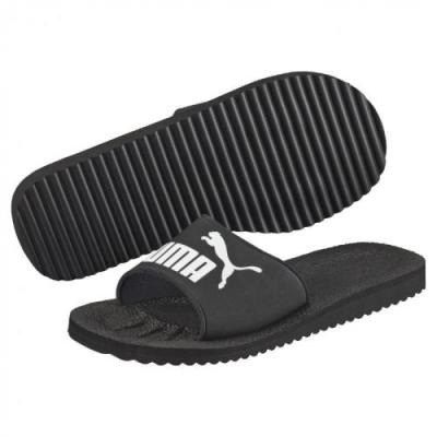 PUMA  Mixte Purecat Chaussures de Plage Piscine, Black White, 43 EU