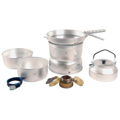 TRANGIA  s&eacute;rie 25 set de cuisine avec bouilloire et br&ucirc;leur &agrave; alcool