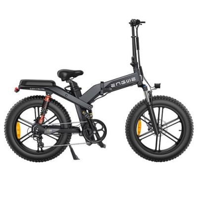 ENGWE V&eacute;lo &eacute;lectrique X20 48V 750W Moteur 14,4 Ah et 7,8 Ah Double batterie pour une autonomie de 71 miles - Noir 