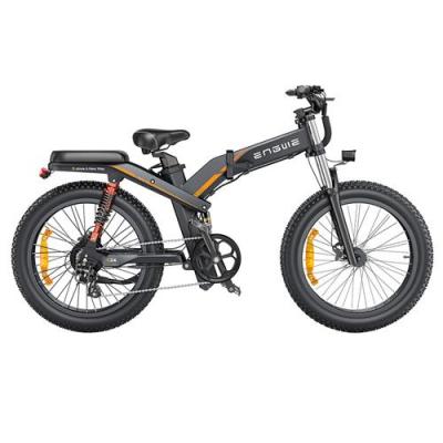 ENGWE V&eacute;lo &eacute;lectrique X24 48V 1000W moteur 19,2Ah et 10Ah double batterie pour une autonomie de 95 miles - noir 