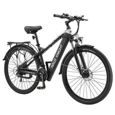 HALO KNIGHT V&eacute;lo &eacute;lectrique H02 Moteur sans balais de 750 W Batterie 48V 16Ah Pneus 29*2,1 pouces Vitesse max 50 km/h Port&eacute;e maximale de 60 km Shimano 21 