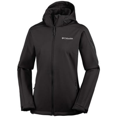 COLUMBIA Veste Softshell Femme Cascade Ridge Black, Shark L