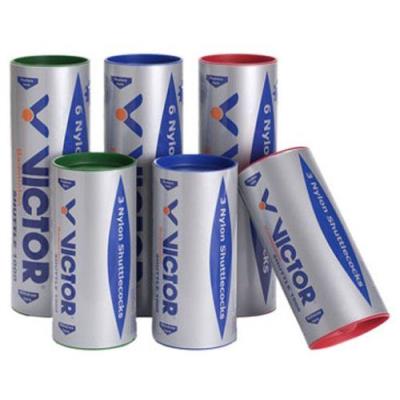 VICTOR Tube de 12 volants de badminton  Nylon Shuttle 2000