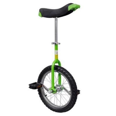 VIDAXL Monocycle ajustable vert 