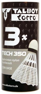 TALBOT TORRO  Volant de badminton Tech350, moyen, blanc/bleu