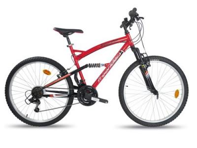 FREERIDER V&eacute;lo VTT 26'' Tout Suspendu Homme 18 Vitesses - Freins V-Brake, D&eacute;railleur Shimano, Poign&eacute;es R&eacute;voshift