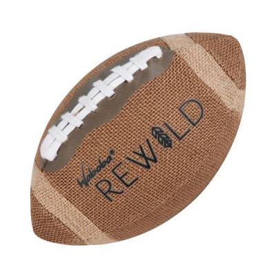WABOBA  ballon de rugby Rewild15,2 cm jute/caoutchouc brun