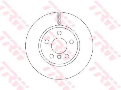 TRW Disque de frein avant  DF6757 (Jeu de 2)