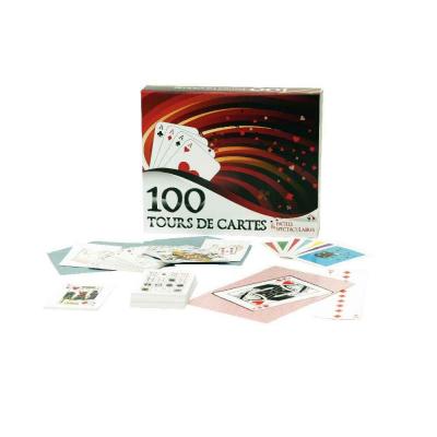 Coffret magie 100 tours de cartes