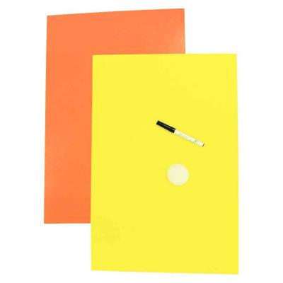 MAILDOR Affiches fluo effa&ccedil;ables - 40x60 cm - 550g - Paquet de 10