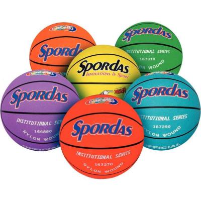 SPORDAS Idemasport - Jeu De 6 Ballons De Basket Dur-O-Sport Taille 3