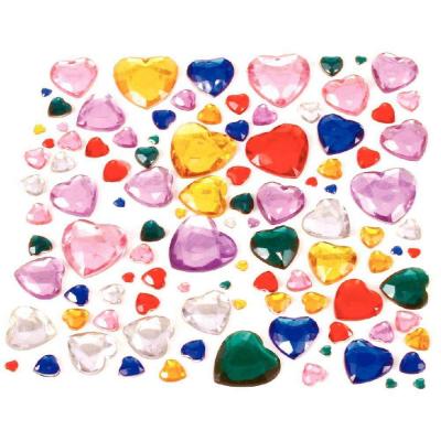  Cabochon Coeur Assorti - Sachet De 450