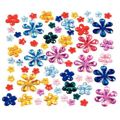  Cabochon Fleur Assorti - Sachet De 200