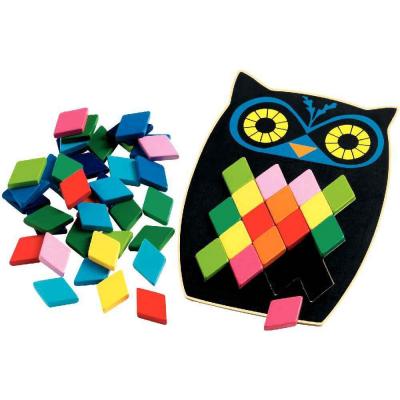 DJECO  Mosa&iuml;que Moza Boo, Jouet Puzzle &agrave; partir de 4 Ans