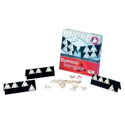 CAYRO CULTURE CLUB- Jeu Domino Triangulaire, 41951, Multicolore, Taille Unique