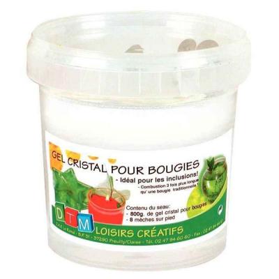 GRAINE CREATIVE Gel cristal pour bougie - pot de 800g