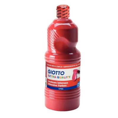 OMYACOLOR Giotto Flacon d'1 Litre de Gouache Liquide Couleur Rouge &eacute;carlate