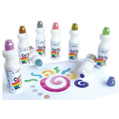OZ INTERNATIONAL Marqueurs gouache Chunkie 75ml - Couleurs m&eacute;talliques - Bo&icirc;te de 8