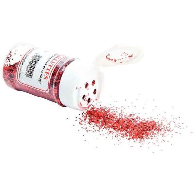 OZ Paillettes scintillantes rouge - Sali&egrave;re de 60g