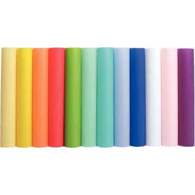 CLAIREFONTAINE Papier calque A4 - Couleurs assorties - Paquet de 12 feuilles