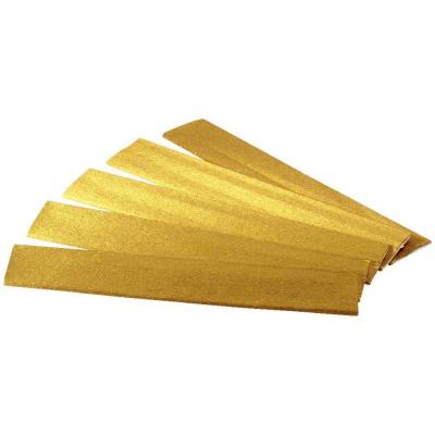  Papier cr&eacute;pon m&eacute;tallis&eacute; - 250x50 cm - Or - Paquet de 5 feuilles